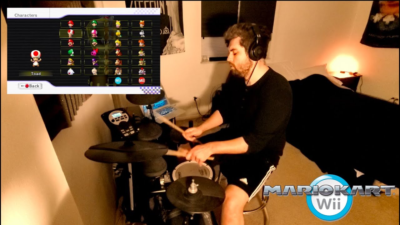 Mario Kart Wii Menu Theme Drum Cover