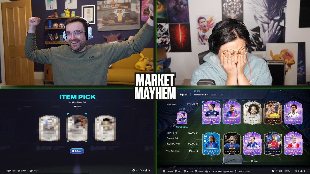 ICON PLAYER PICKS DECIDE OUR BUDGET!!! FC26 Market Mayhem