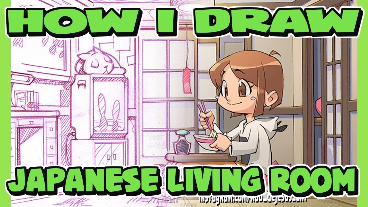 How I Draw Japanese Room | Living Room | Bed Room