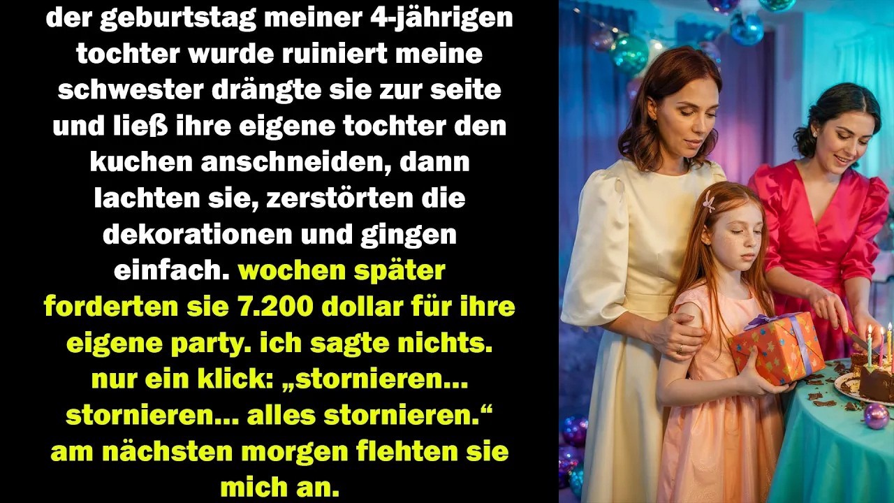 Sie ruinierten den Geburtstag meiner Tochter – Doch eine Entscheidung änderte alles