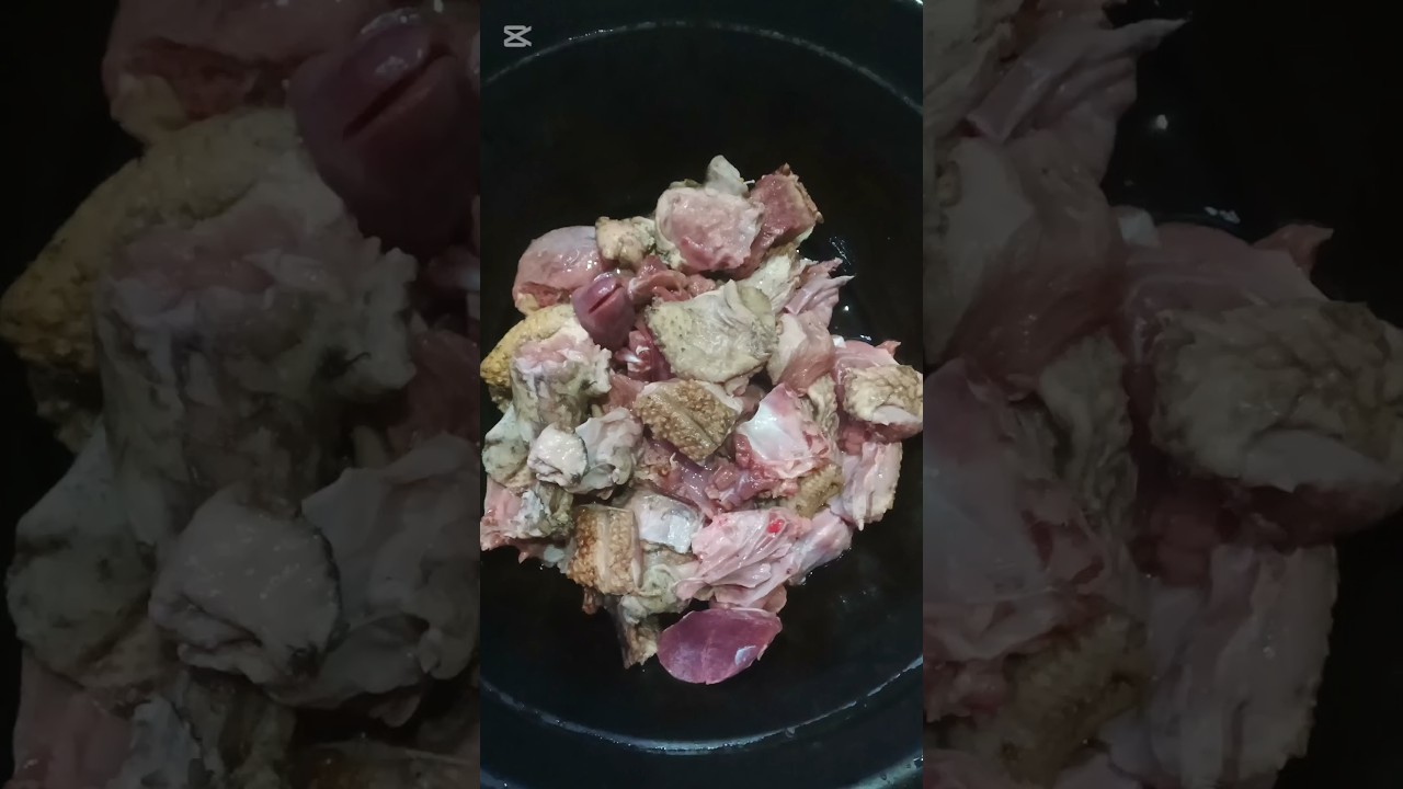 চুলায় হাসেঁর মাংস রান্না করব🫕🥰//