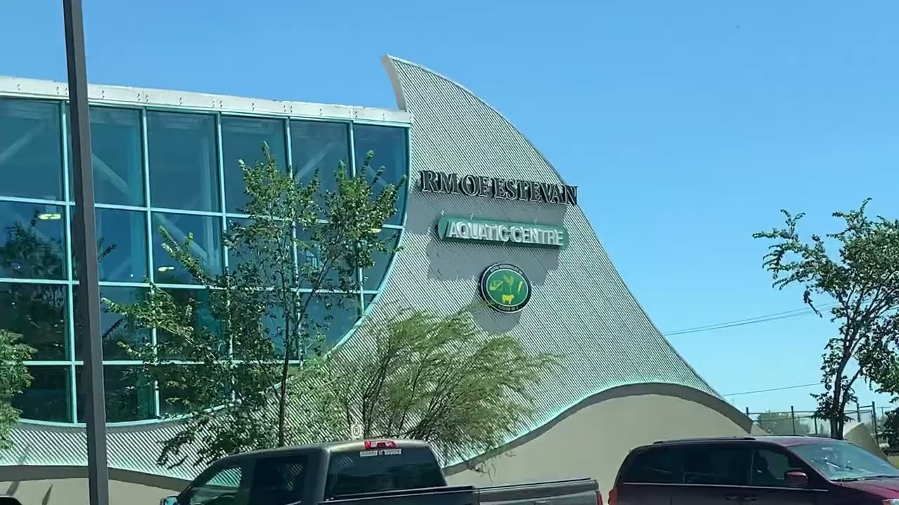 Driving around the City of Estevan Saskatchewan