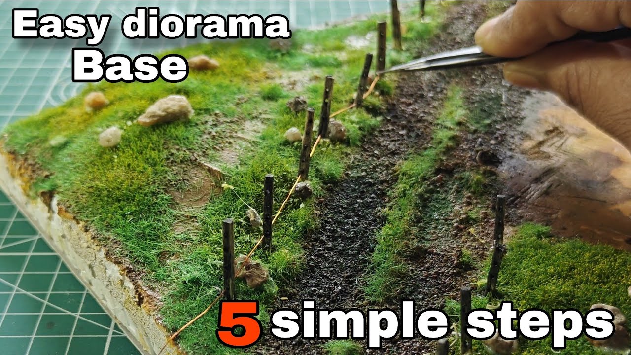How To Make Realistic Diorama Base | Tutorial for Beginners 
