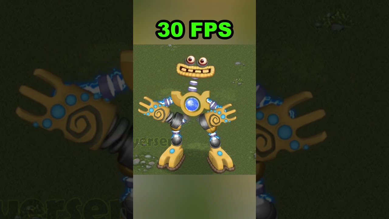 Wubbox 5 FPS vs 10 FPS vs 20 FPS vs 30 FPS vs 60 FPS vs 120 FPS #mysingingmonsters #msm #wubbox