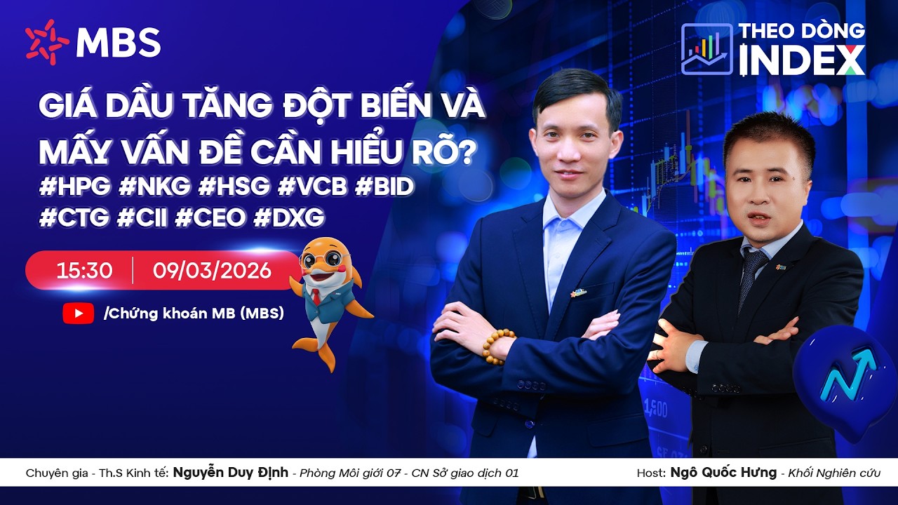GIÁ DẦU TĂNG ĐỘT BIẾN VÀ MẤY VẤN ĐỀ CẦN HIỂU RÕ? | THEO DÒNG INDEX 09.03.2026