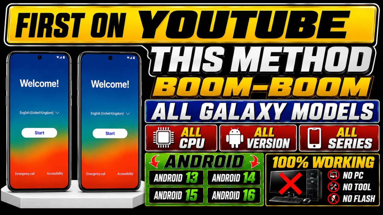 First On Youtube!! Samsung FRP Bypass 2026 All Android 13 To 16 | No PC Needed | Frp Lock Removal