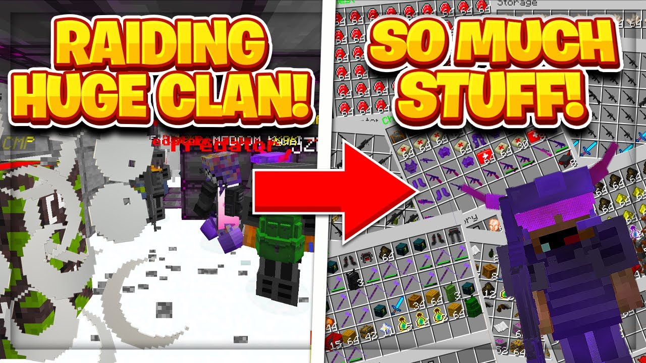 Raiding Insane Rich Clan!!! | Minecraft Outlands | TheArchon