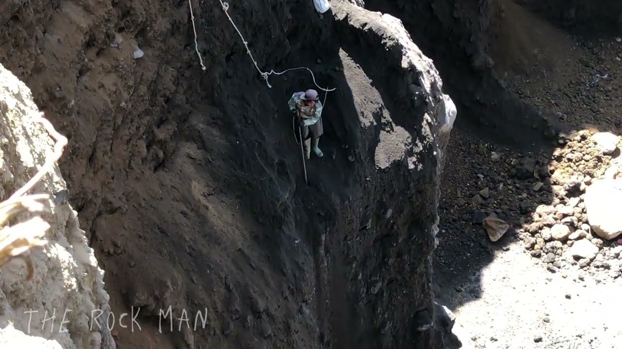 enjoy..!!! digging the black sand cliffs is very easy