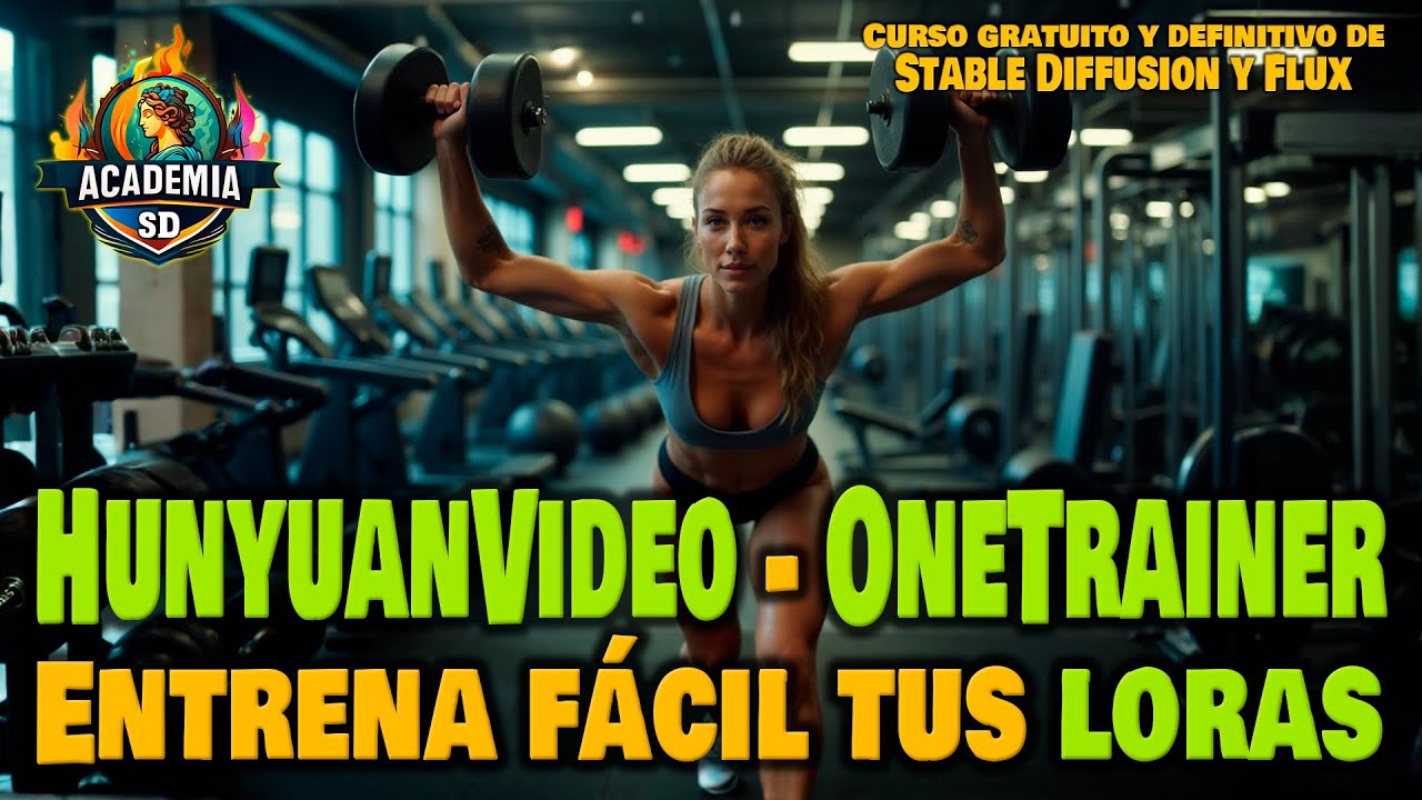 ENTRENA FÁCIL TUS PROPIOS LORAS PARA HUNYUAN VIDEO EN ONETRAINER