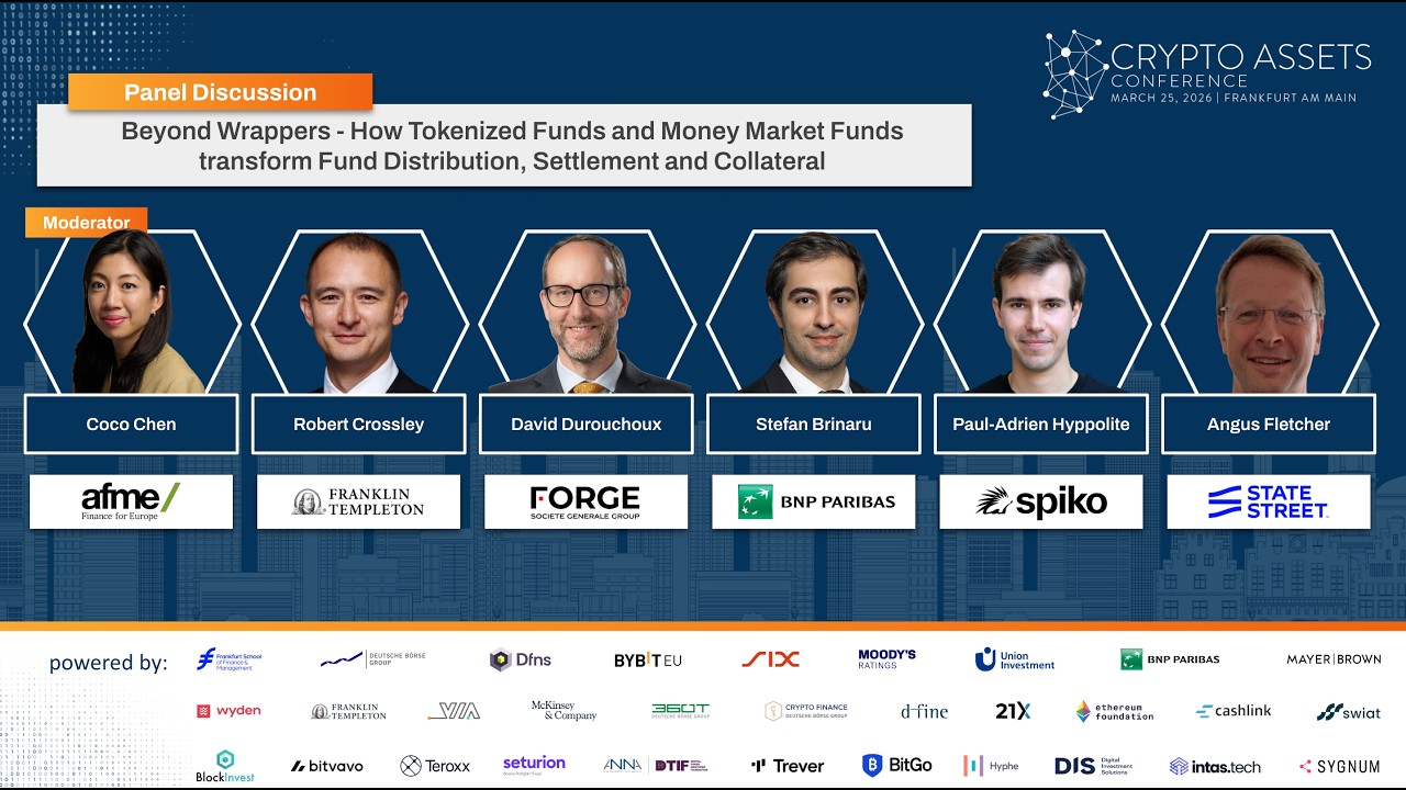 CAC26 - How Tokenized & Money Market Funds transform Distribution, Settlement and Collateral (Panel)