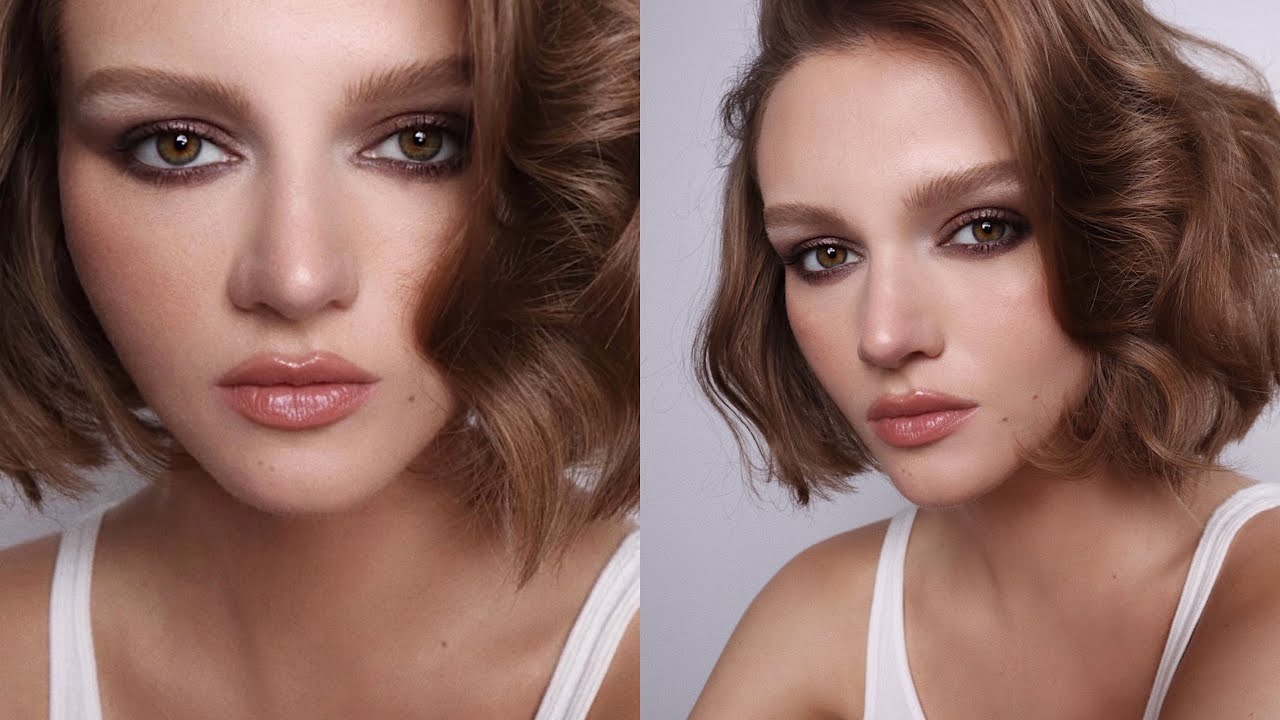 Мягкие холодные smoky eyes и розовые нюдовые губы | Hung Vanngo