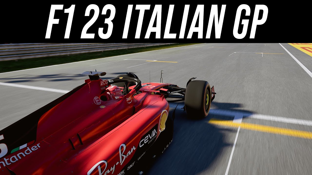 F1 23 Gameplay - Italian GP | Driving as Charles Leclerc