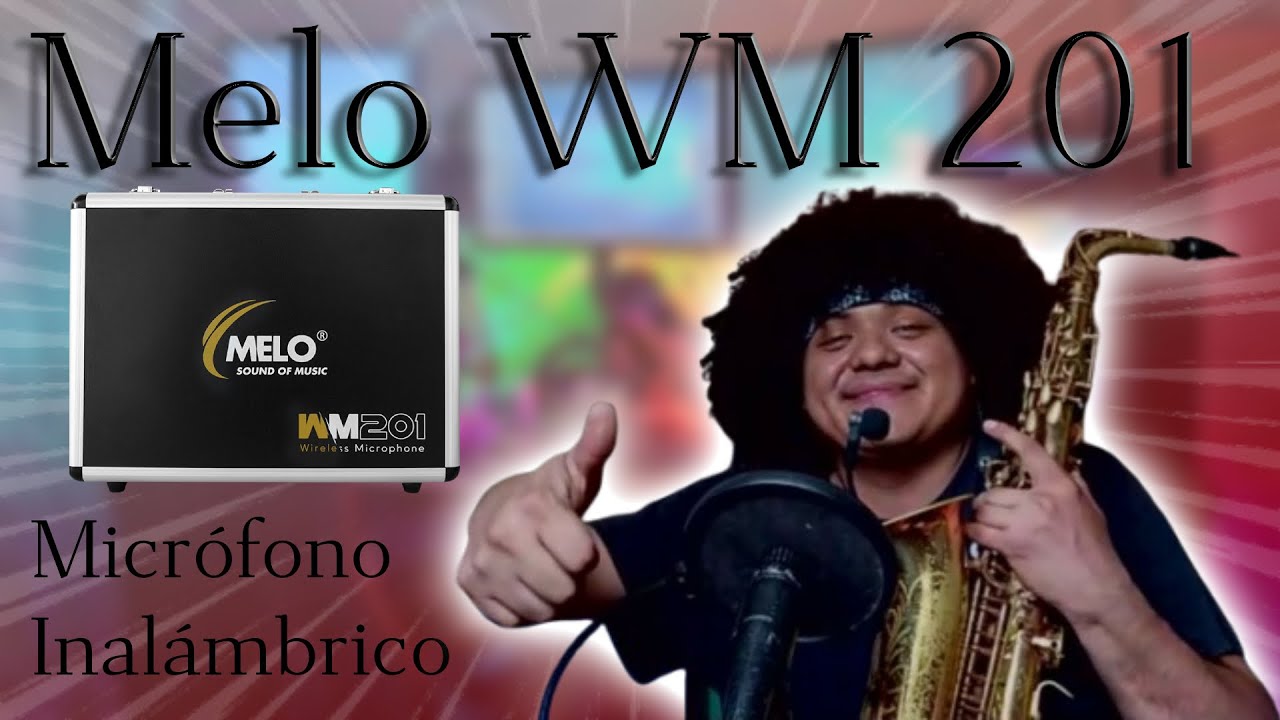 Micrófono Inalámbrico Melo WM 201 / Micro para instrumentos de viento / Micrófono para saxofón