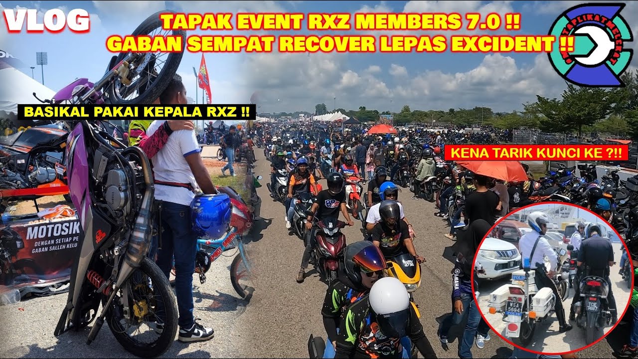 RIDE KE RXZ MEMBERS 7.0 | TAPAK EVENT | ADA GABAN SALLEH | POLIS PERHATI WOI | KONSERT