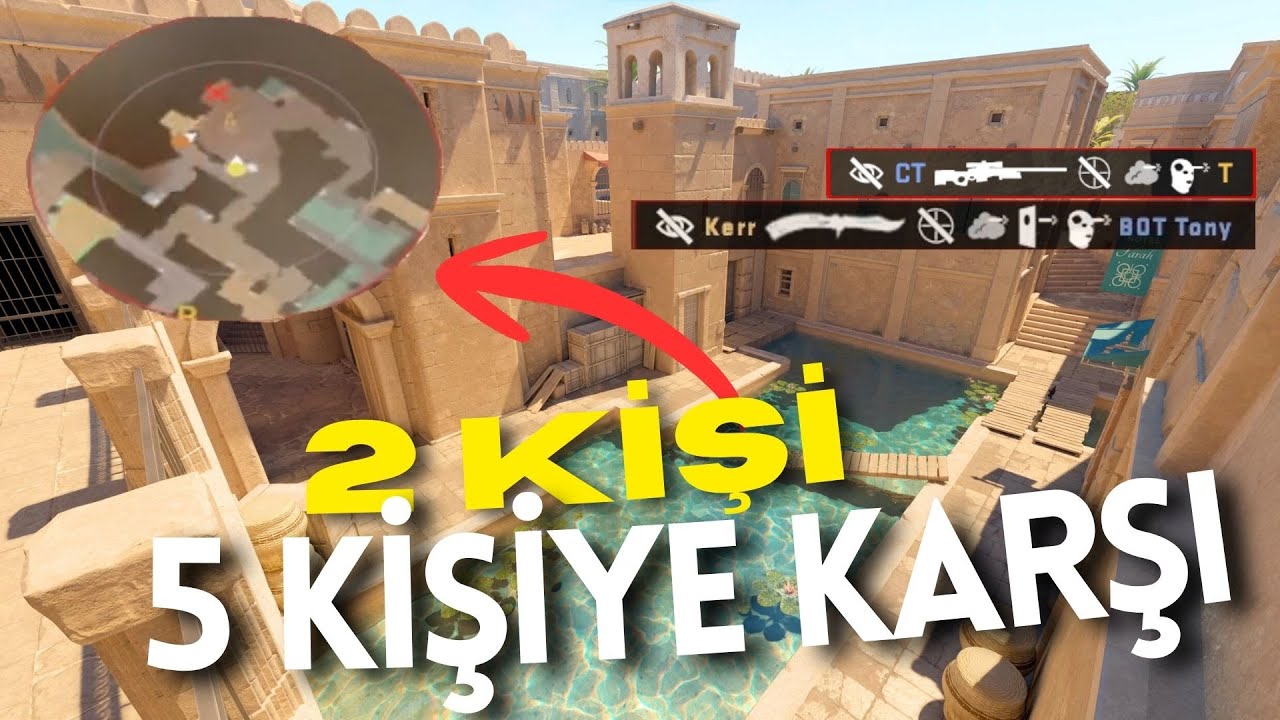 2 KİŞİ, 5 KİŞİYİ YENEBİLİR mi? | CS2