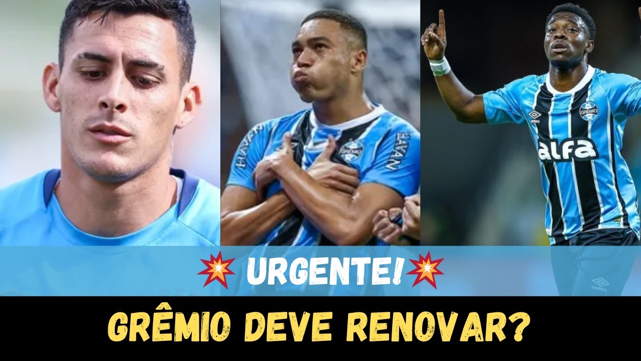 Grêmio quer renovar com Pavón e Amuzu! Vale a pena?