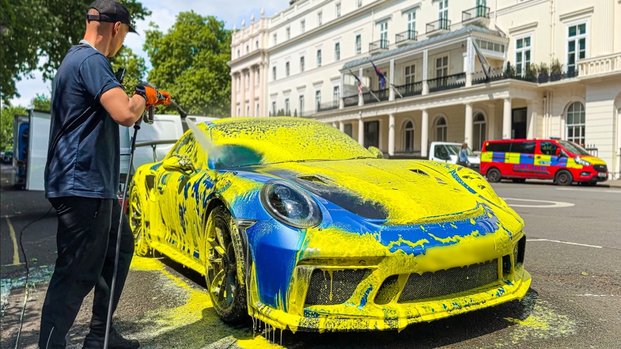 I Cleaned a DIRTY Supercar!