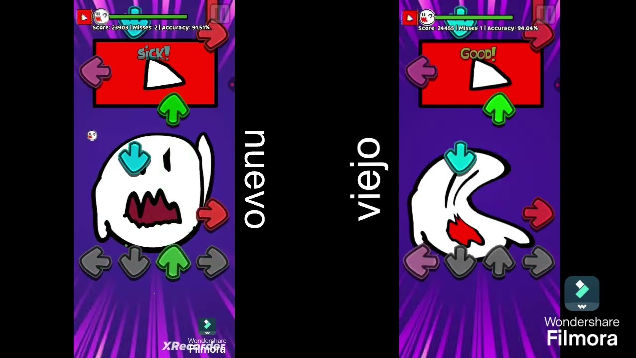 Friday night guate | mod  comparasion [version v0]