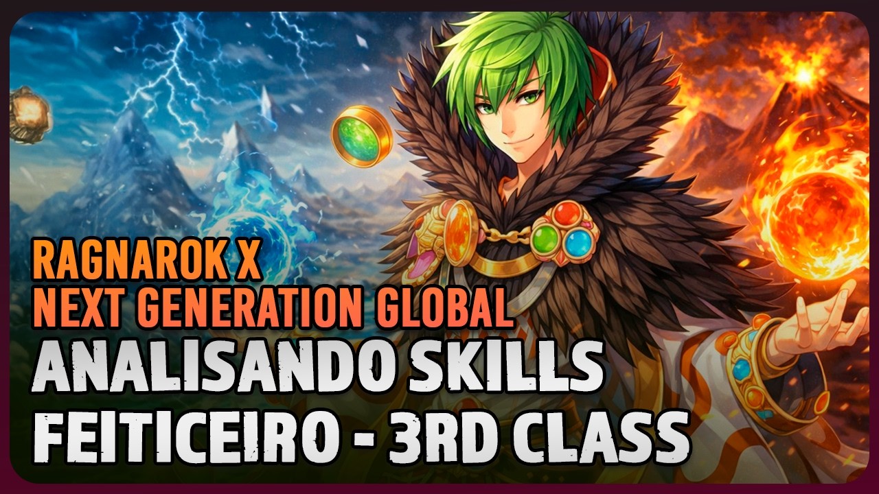 ROX GLOBAL: analisando as skills do FEITICEIRO! #gameplay #sorcerer