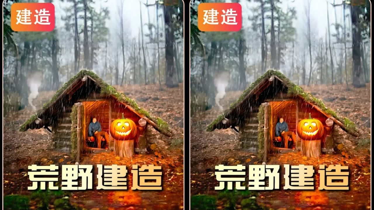 這是世界上最隱蔽的庇護所，因為它打造在地下兩米深！ #野外建造 #荒野建造 #野外生存 #荒野建造 #户外生活 #露营 #求生
