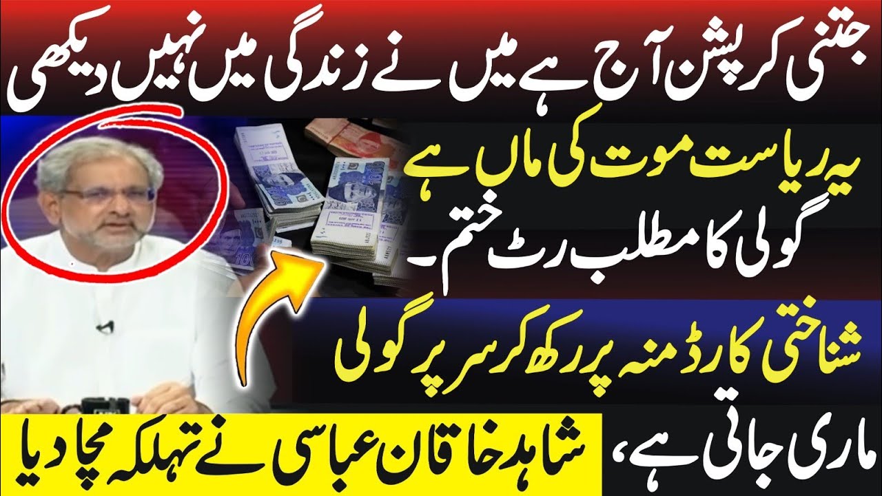 Shahid Khaqan Abbasi’s Bold Take on the Government’s Performance