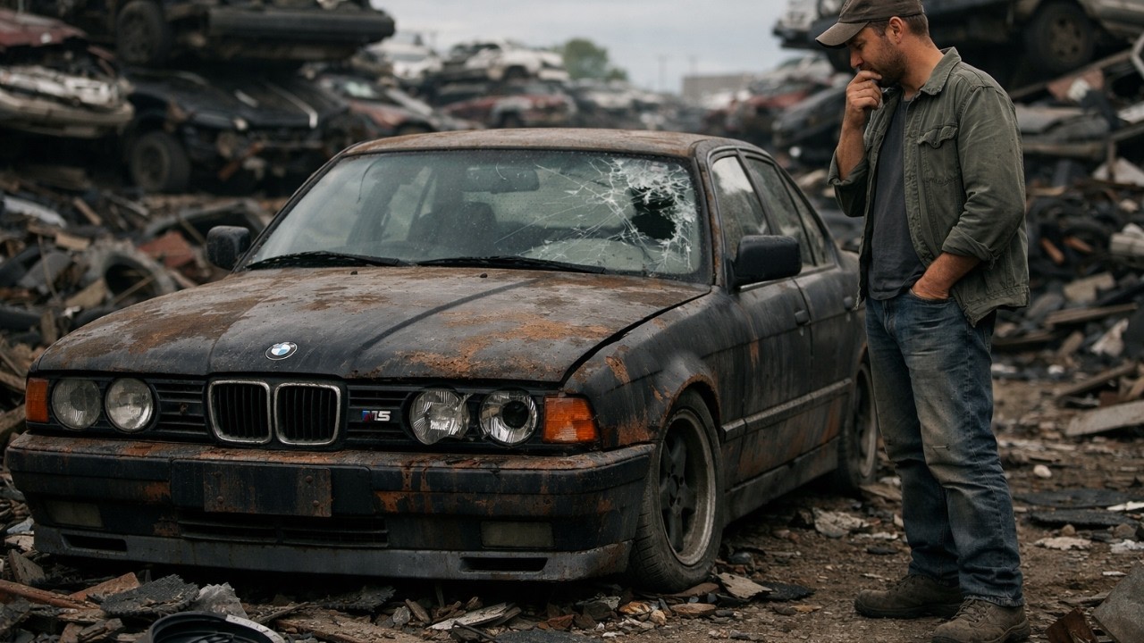 ASMR Full Restoration of Abandoned Black BMW M5 E34 1990 | Satisfying Junkyard to Showroom Rebuild