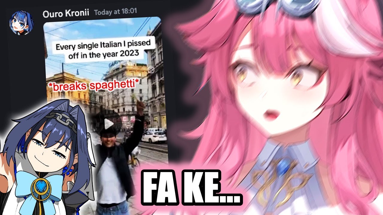 Raora got a tiktok video from Kronii and it is...