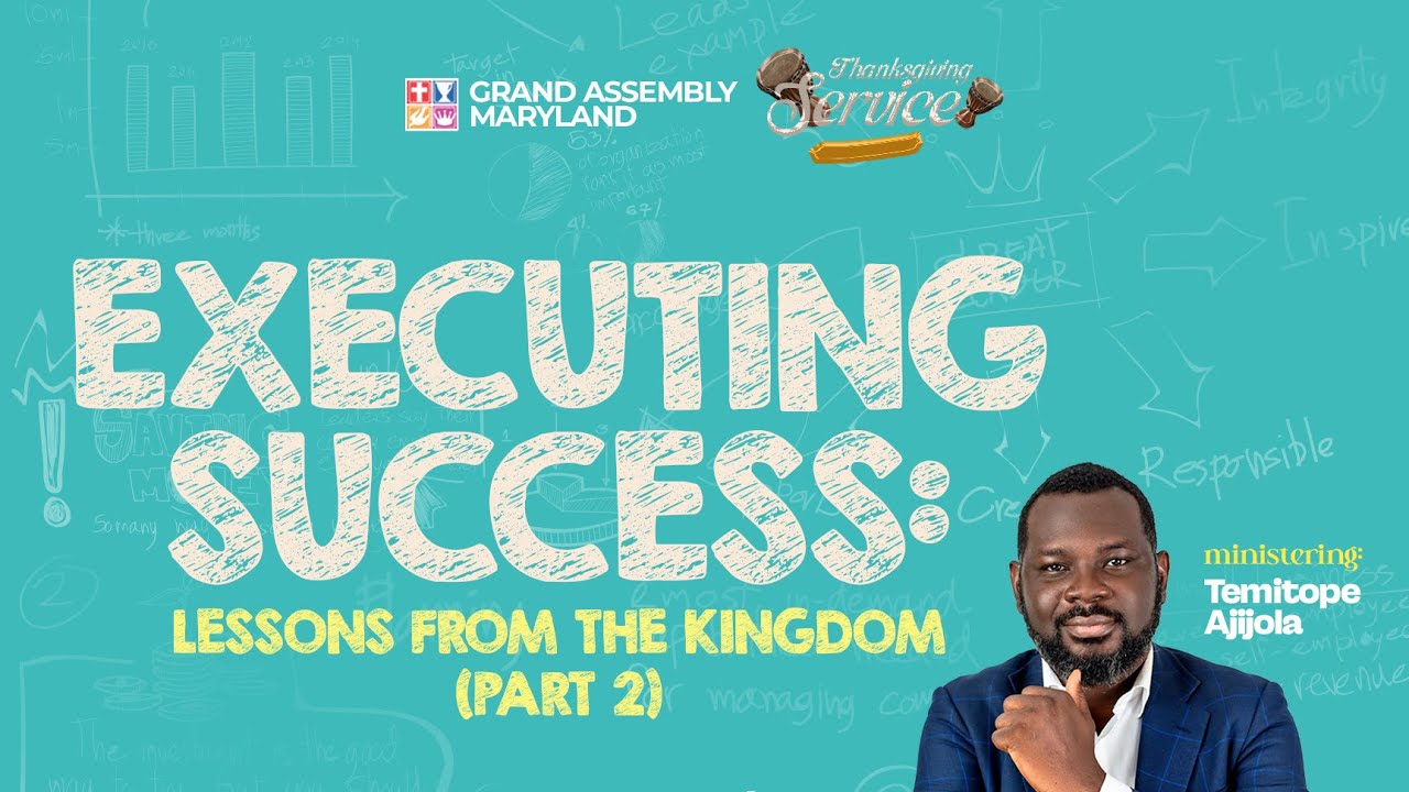 THANKSGIVING  SERVICE - EXECUTING SUCCESS SERIES || 25TH JAN. 2026 | GRAND ASSEMBLY MARYLAND