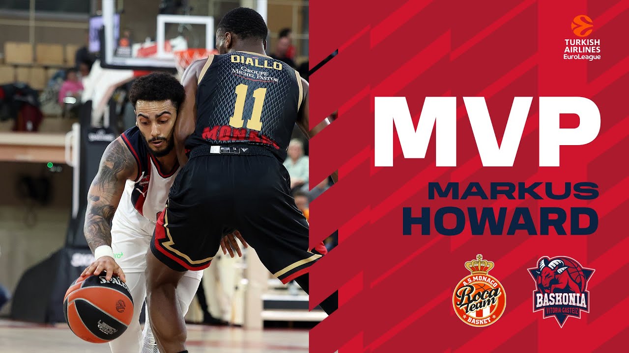 🔵🔴 Highlights | MVP Markus Howard  vs  AS Monaco | 33 PTS y 25 VAL