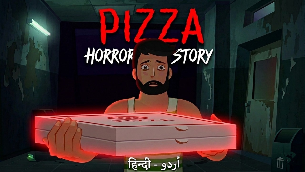 Pizza Animated Horror Story | Hindi - Urdu | Horror Cartoon