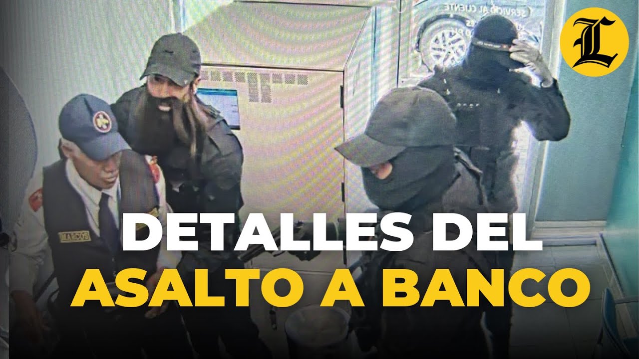Los detalles del asalto a sucursal del Banco Popular