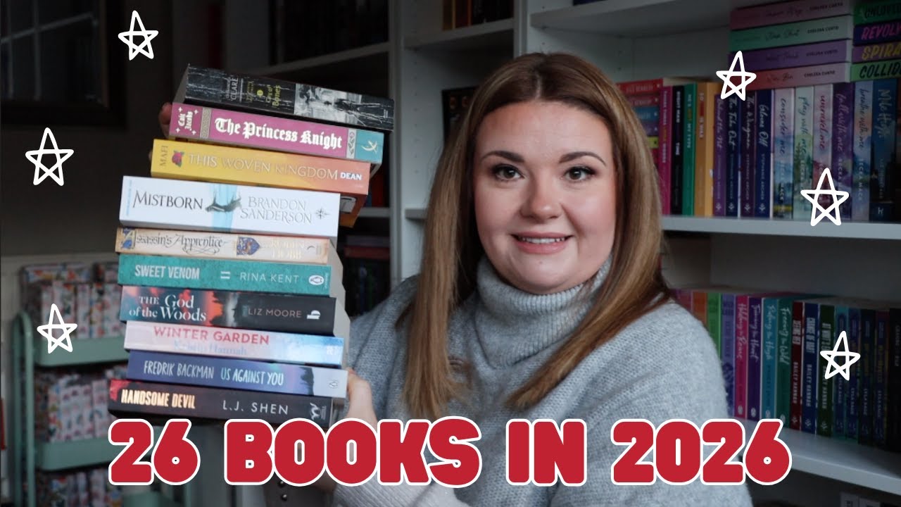 26 книг, которые я хочу прочитать в 2026 году📚✨ Мой список книг для прочтения на 2026 год