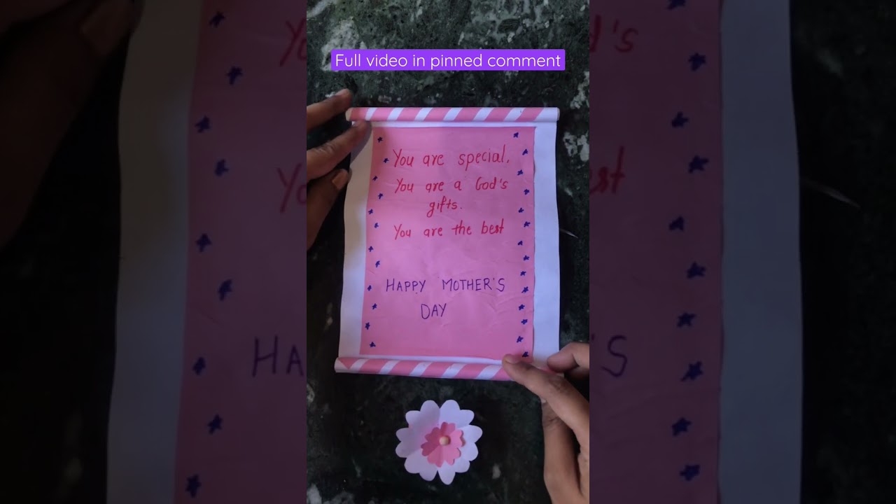 Easiest greeting card ever for Mother’s Day 