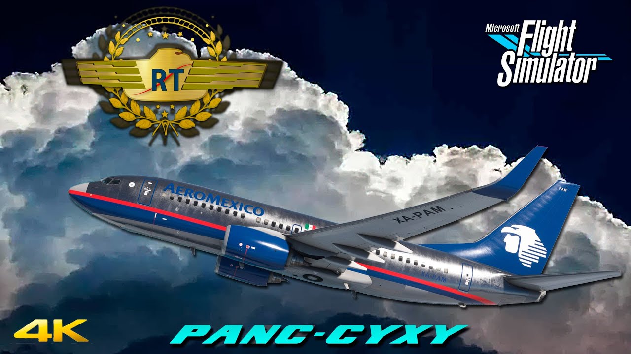 🔴 Piloto REAL de Aeroméxico | B737 ✈ | PACN - CYXY  | IVAO ✅ | Ruta 1
