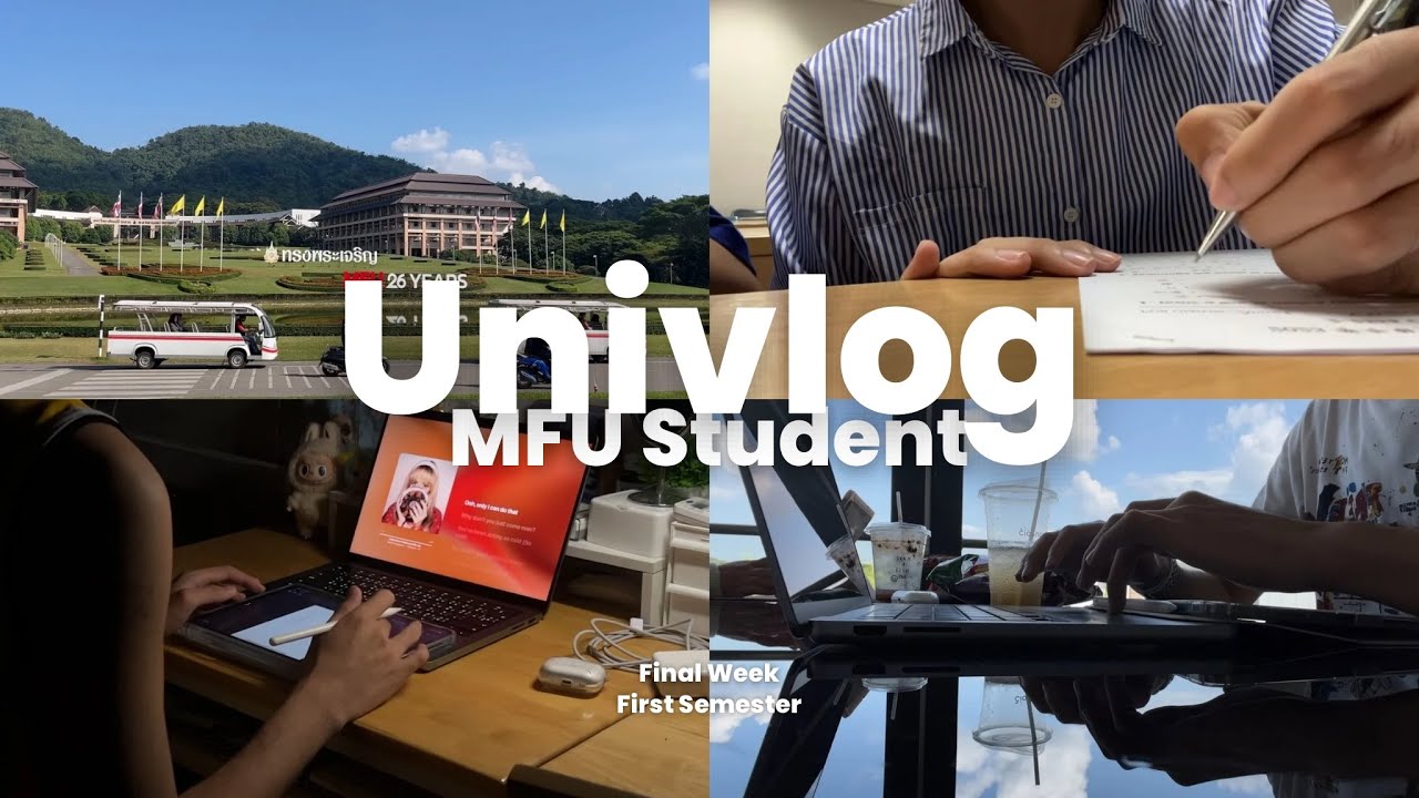 Uni Vlog | เรียนคลาสสุดท้าย📚, สัปดาห์ก่อนสอบไฟนอล⚙️  | Coolboys6