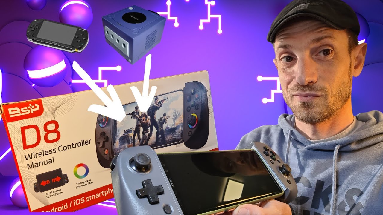 Unboxing + Test D8 RGB Wireless Controller ManualALIEXPRESS - Unboxing & Test - GameCube  / PSP