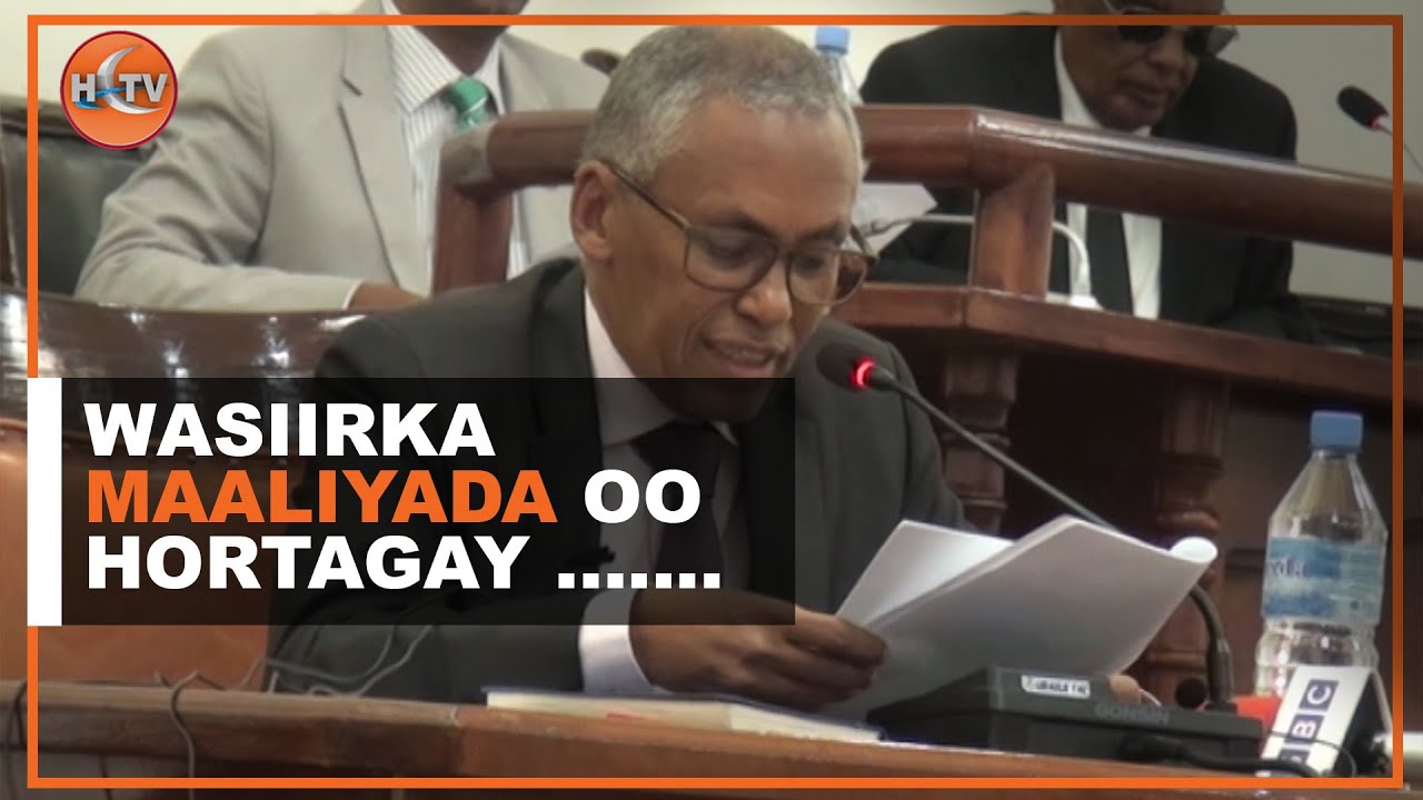 Wasiirka Maaliyada Somaliland oo Golaha Wakiilada hor geeyay Miisaaniyada 2021.