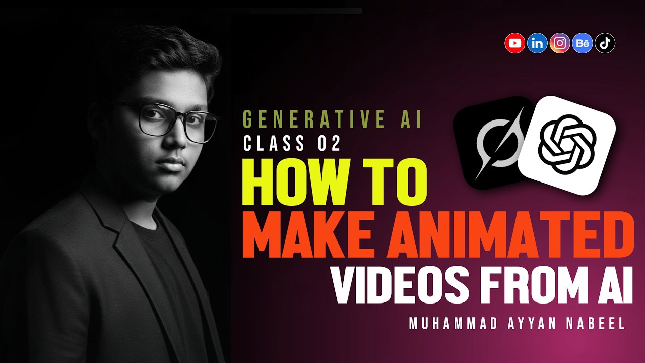 GENERATIVE AI | CLASS 02 | HOW TO GENERATE ANIMATED CARTOON USING AI