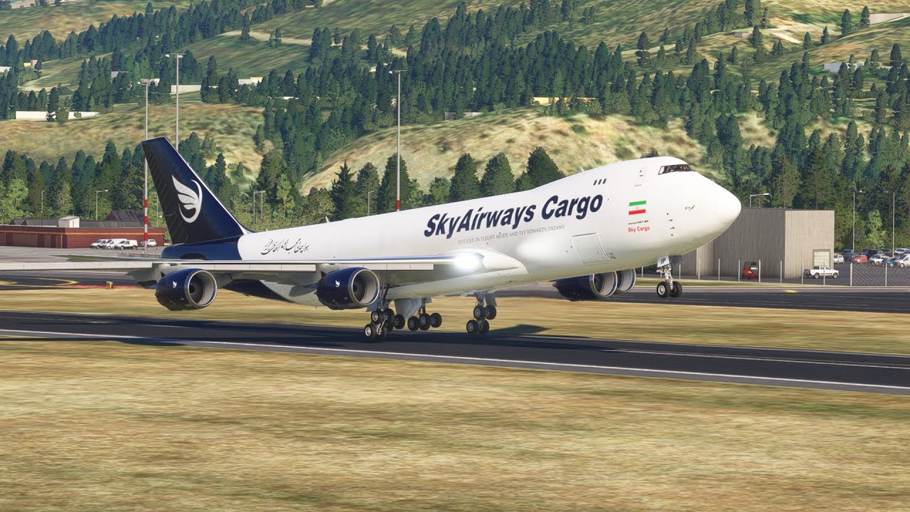 Ultra Smooth Takeoff! Boeing 747 Departs from Aspen Airport