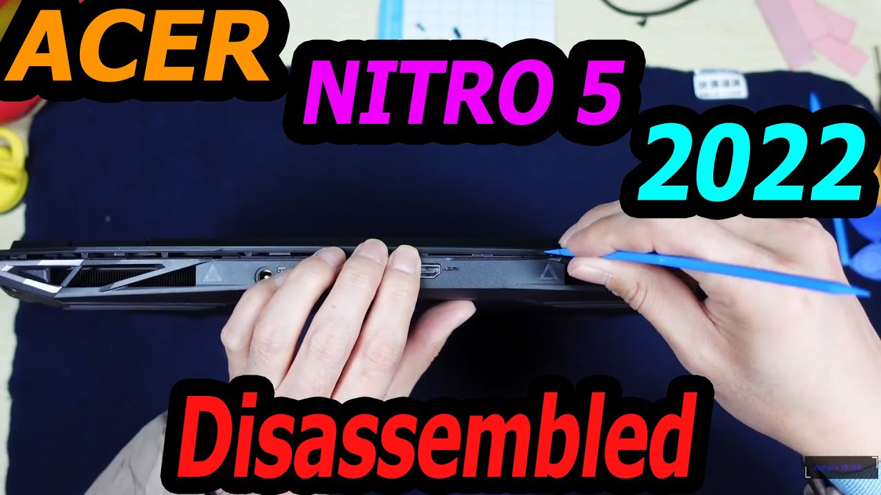 Disassembled Acer NITRO 5 2022 How to clean and change the thermal paste !!!