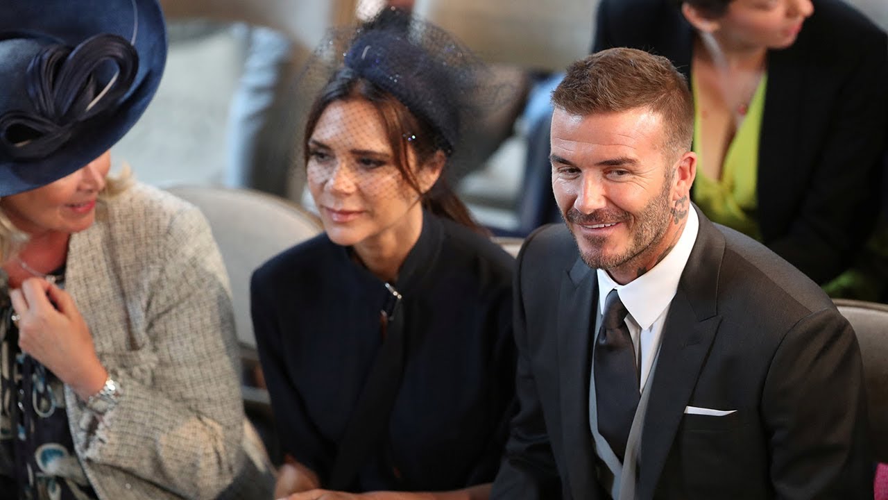 Beckhams, Oprah, Elton John, Idris Elba and more arrive for royal wedding