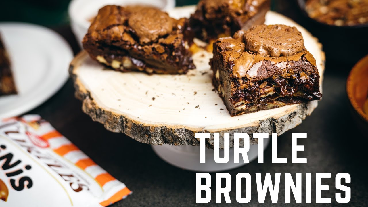 Idiot Proof Turtle Brownies