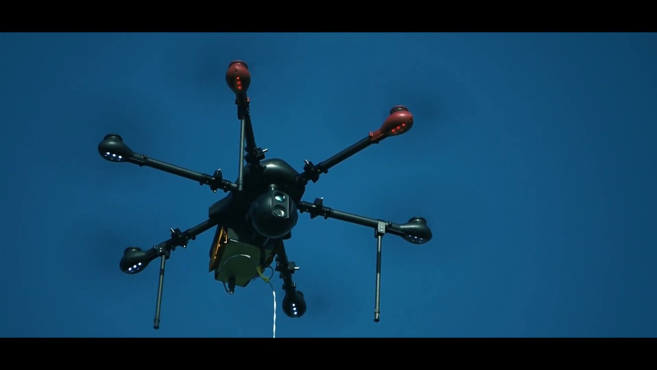 Worlds First and only Extra low voltage Tethered Drone System
