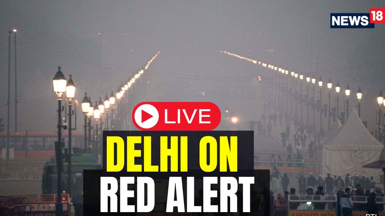 Delhi News | Delhi Cold Wave | Delhi Cold News | Delhi Weather | IMD Issues Red Alert | Delhi LIVE