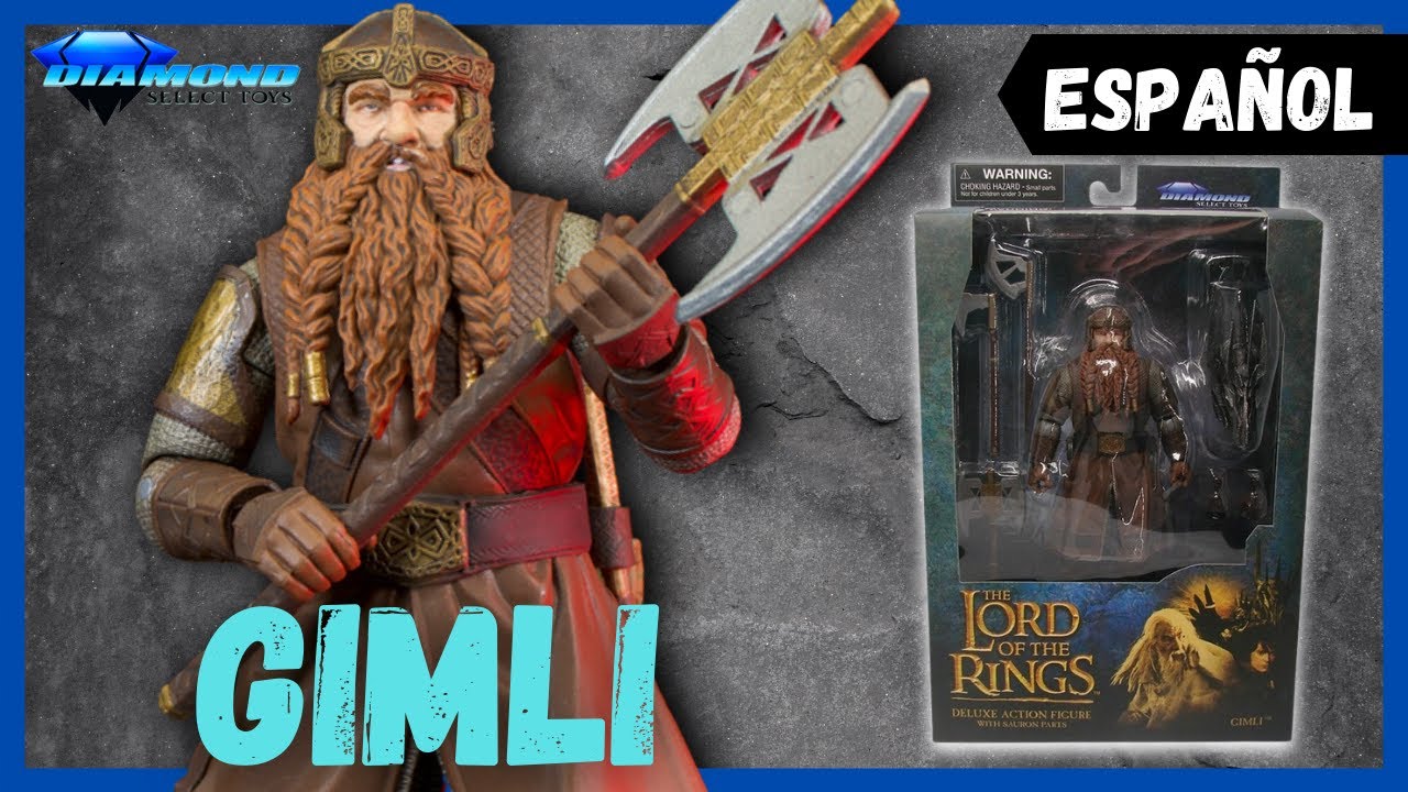 🔹 Gimli Diamond Select Toys Unboxing español BAF Sauron // Figura Gimli El Señor de los Anillos 💥