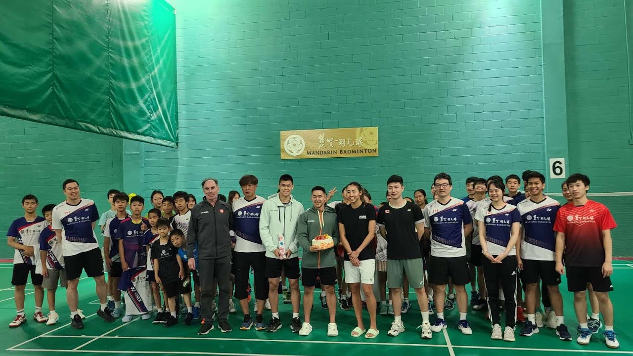 Mandarin Badminton Club Sending Off Canadian Badminton Olympians