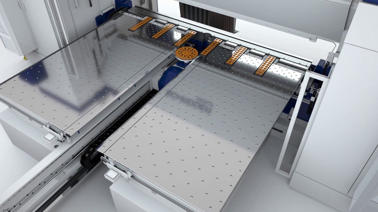 Piegatura PANNELLO con MANIPOLATORE e rotatore automatici: opzione AHS per macchina EVO CENTER