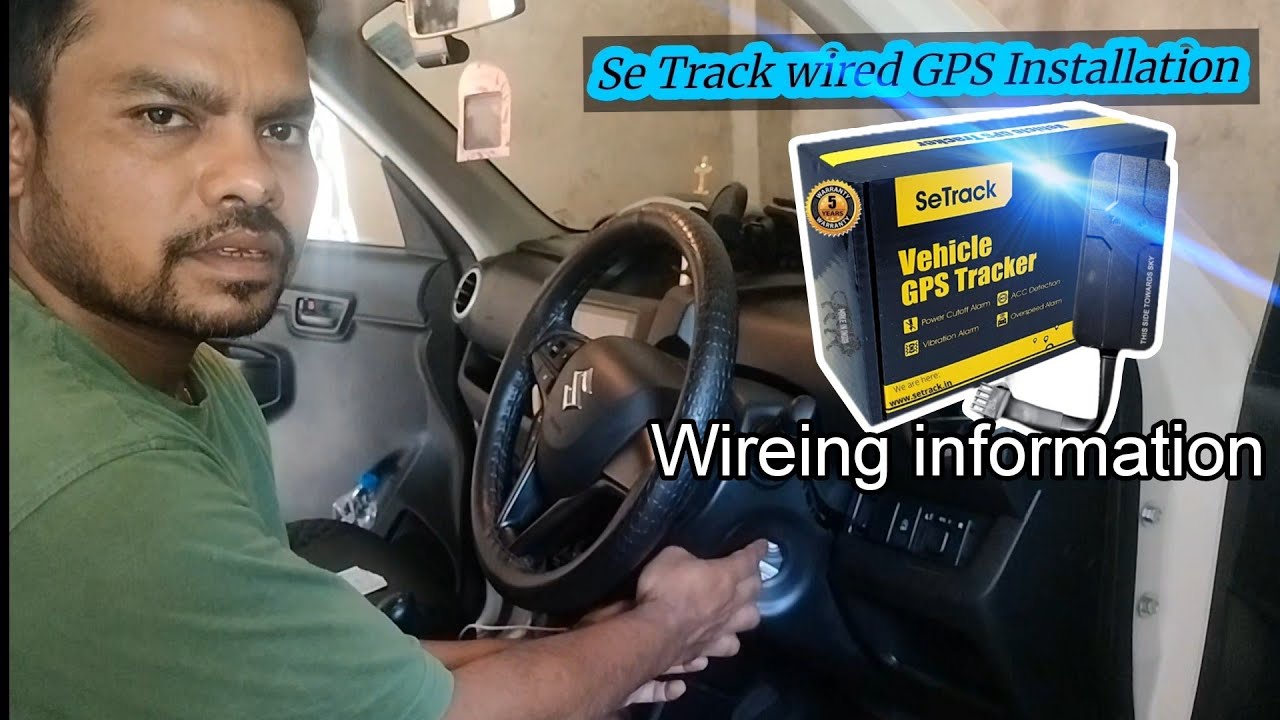 Se Track wired GPS DEVICE Installation guide #gpsdevice #gpsnavigation #automobile