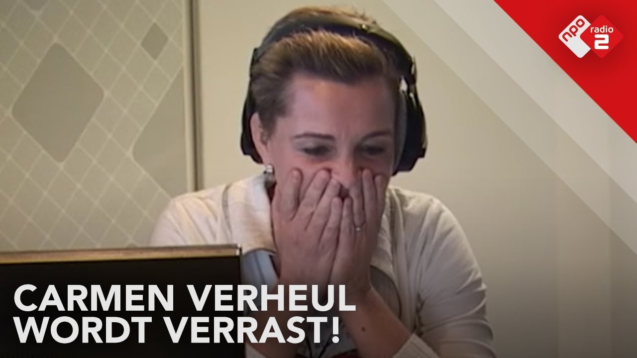 Carmen Verheul wordt verrast met videoboodschap Adam Lambert | NPO Radio 2