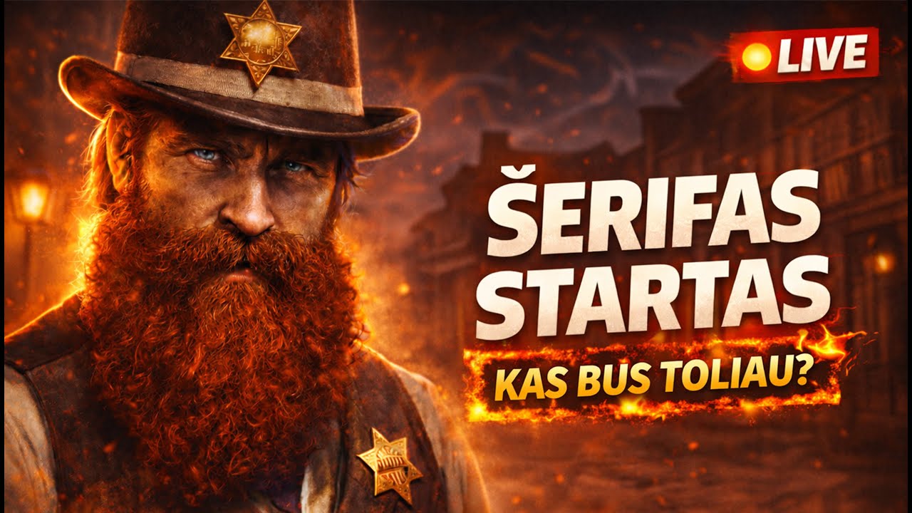 🔴 ROLEPLAY| BANDITAI SIAUTĖJA | #WILDWEST #REDM #ROLEPLAY